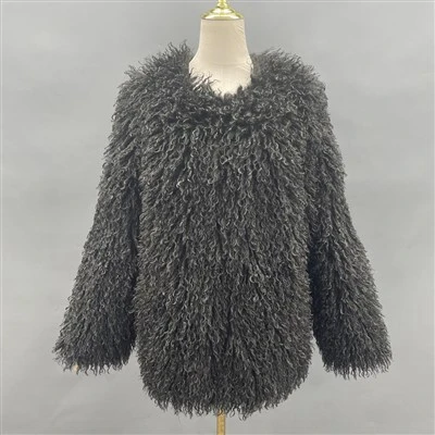 Chaqueta de pelo sintético de cordero
